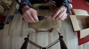 катушка для рыбалки с рогаткой 2 часть готовая.