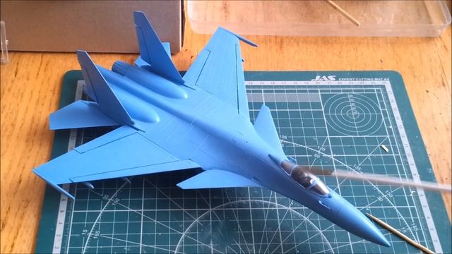 СУ-33 (Zvezda) 72 scale... шаг 2 смотреть онлайн
