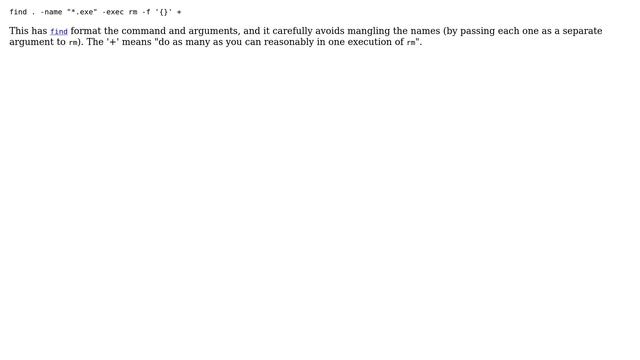 How can I remove files containing whitespace recursively? (4 Solutions!!) смотреть онлайн