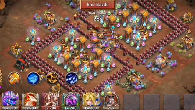 Castle Clash: Guild Royale || Lazulix Skills And New Build смотреть онлайн