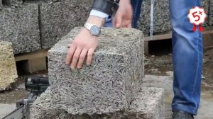 Не стройте дом не посмотрев это видео! Арболит: поджигаем, пилим, ломаем!  /  Дом из арболита