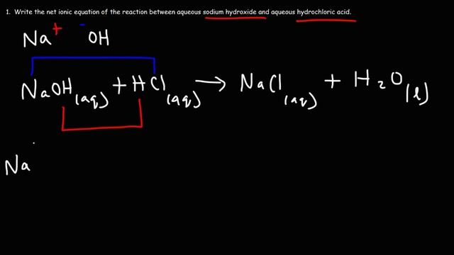 NaOH + HCl - Sodium Hydroxide & Hydrochloric Acid - Net Ionic Equation смотреть онлайн