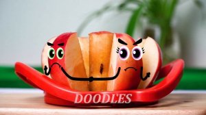 Balloons Colorfull and Red Apple Is Crushed By MERCEDES-BENZ | Everything Is Better With Doodles