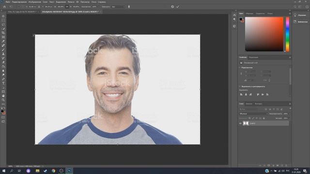 Как сделать смешное лицо в Photoshop))) смотреть онлайн