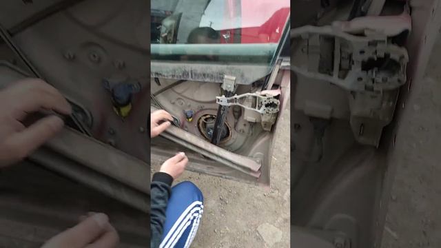 Как добратся до замка двери, Фольксваген гольф 5!!!