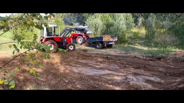 Tractor T25 T30 In Work.