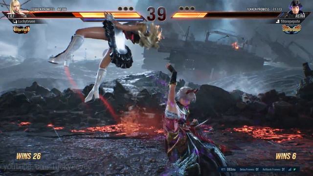 TEKKEN 8 LuckyEevee (LILI) RANKED #1 смотреть онлайн