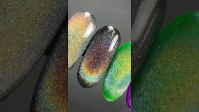 Prizma cat eye Vinsall голографический маникюр , радужное переливание, магнитные узоры.. смотреть онлайн