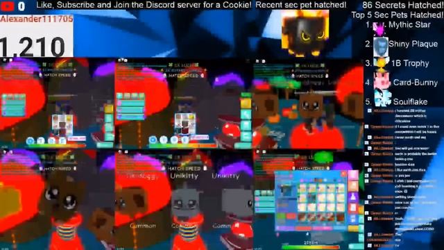 I HATCHED SKY CHAMPION ON CAMERA - Bubble Gum Simulator Roblox смотреть онлайн