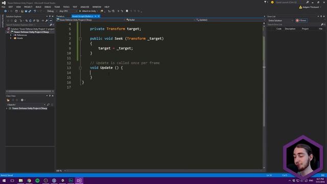 How to make a Tower Defense Game (E05 SHOOTING) - Unity Tutorial смотреть онлайн