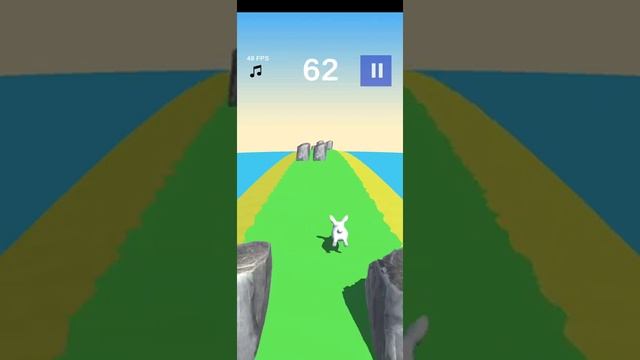 Hopping Bunny Racing Dodge Dash Game - I Get As Far As I Can смотреть онлайн