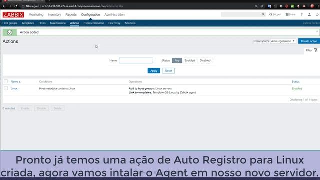 8 - Executando Zabbix-Agent no Docker com Auto Registro de Host. смотреть онлайн
