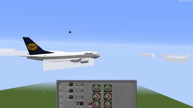 Immersive Vehicles | Boeing 737 | Minecraft смотреть онлайн
