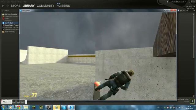 Gmod; chuck norris and hover board mod showcase! смотреть онлайн