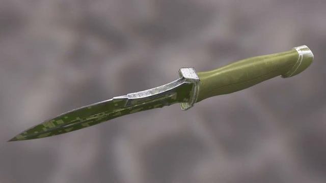 "Каратель" Мелита-К /Knife Melita K Karatel - 3D model (3ds max 2017) смотреть онлайн