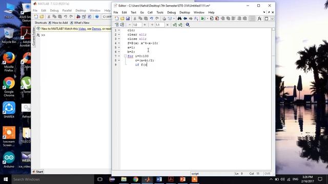 Bisection Method in MATLAB Code смотреть онлайн