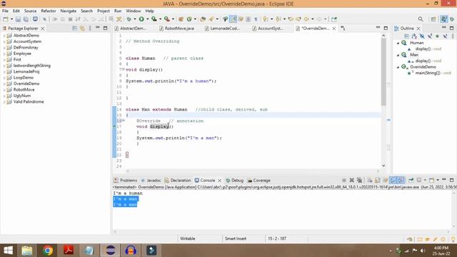 JAVA - Method Overriding | Super Keyword | Beginner level | Syntax & Special Cases смотреть онлайн