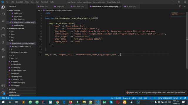 81 Wordpress sidebar widget development basic | wordpress theme development bangla tutorial смотреть онлайн