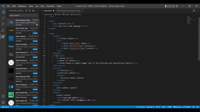 Top 5 VS Code Extensions For HTML | Live Share, Live Server, Better Comments, Prettier, Auto Rename смотреть онлайн