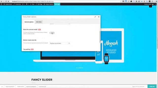Fancy Slider (Page Builder Element in Kallyas WordPress theme v4.0 ) смотреть онлайн