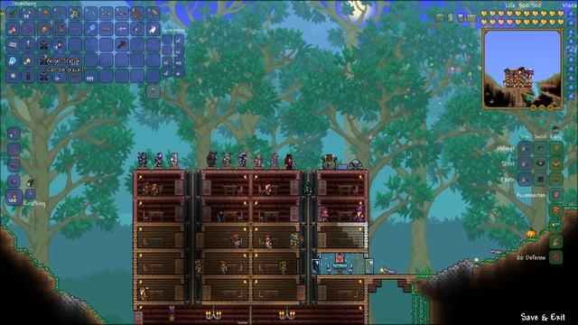 Terraria 1.2 - Unobtainable Items: Red's Armor, Steampunk Wings, S.D.M.G. and more! смотреть онлайн