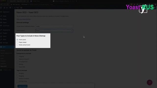 Как настроить плагин News SEO Yoast? смотреть онлайн