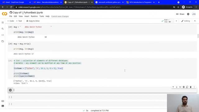 Python & Machine Learning Bootcamp | Day 2 | College Baba & The Code Scholar смотреть онлайн