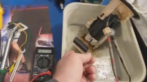 Проверка датчика уровня топлива Hyundai Getz.