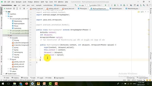 Lập trình Android - Bài 17: Custom ListView, Tuỳ biến ListView, Listview nâng cao смотреть онлайн