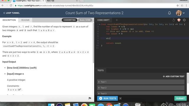 Count Sum of Two Representation 2 - CodeFights - Python смотреть онлайн