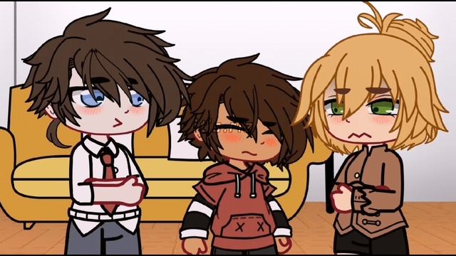 past william and mrs afton reaction to their kids genes |FNAF|afton family смотреть онлайн