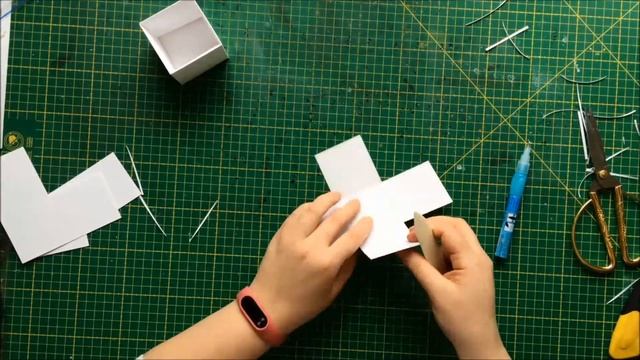 Подарочная коробка без клея смотреть онлайн