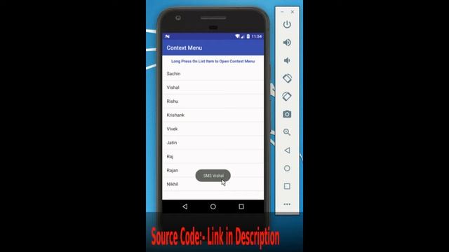 Context Menu in Android Using Kotlin смотреть онлайн