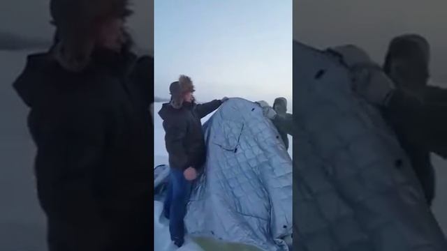 Мобильный утепленный гараж для снегоходов смотреть онлайн
