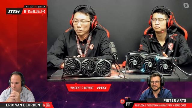 First look at the custom MSI GeForce RTX 30 series cards! смотреть онлайн