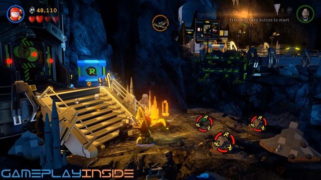 LEGO Batman 3 Beyond Gatham Walkthrough - Level 2 - Breaking BATS! [1080p][Story mode] смотреть онлайн