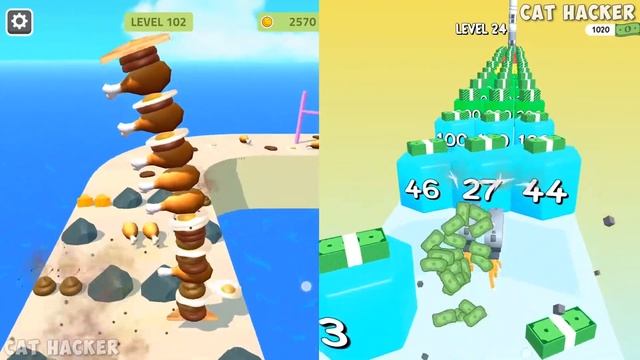 Sandwich Runner ? + Gun Head Run ? Android Gameplay Walkthrough TOP New Updates смотреть онлайн