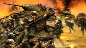 Митьки поют  песню танкистов всего мира — «По полю танки грохотали» — «В броню ударила болванка»