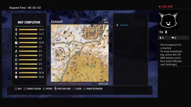 Naomixsky's Live Ps4 Eastmarch Teasure Map 1