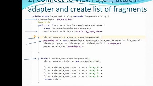 ViewPager with Fragments for Android - Android Advanced Tutorial #2 смотреть онлайн