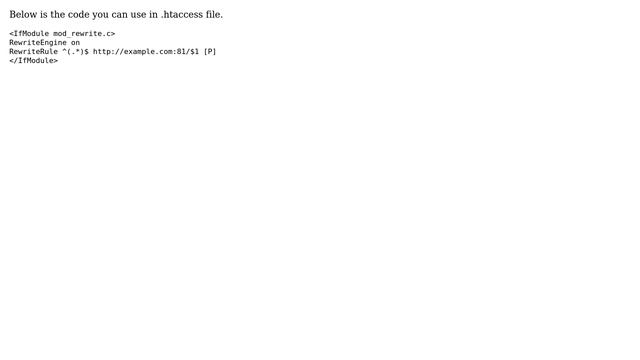 Webmasters: Redirect example.com:81 to example.com (4 Solutions!!) смотреть онлайн