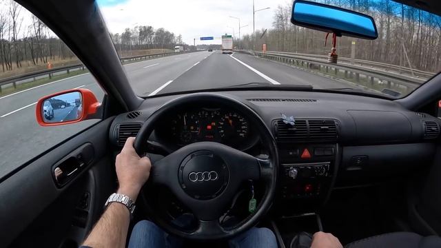 1997 Audi A3 8L [1.8 20V 125HP] | POV Test Drive #1146 Joe Black