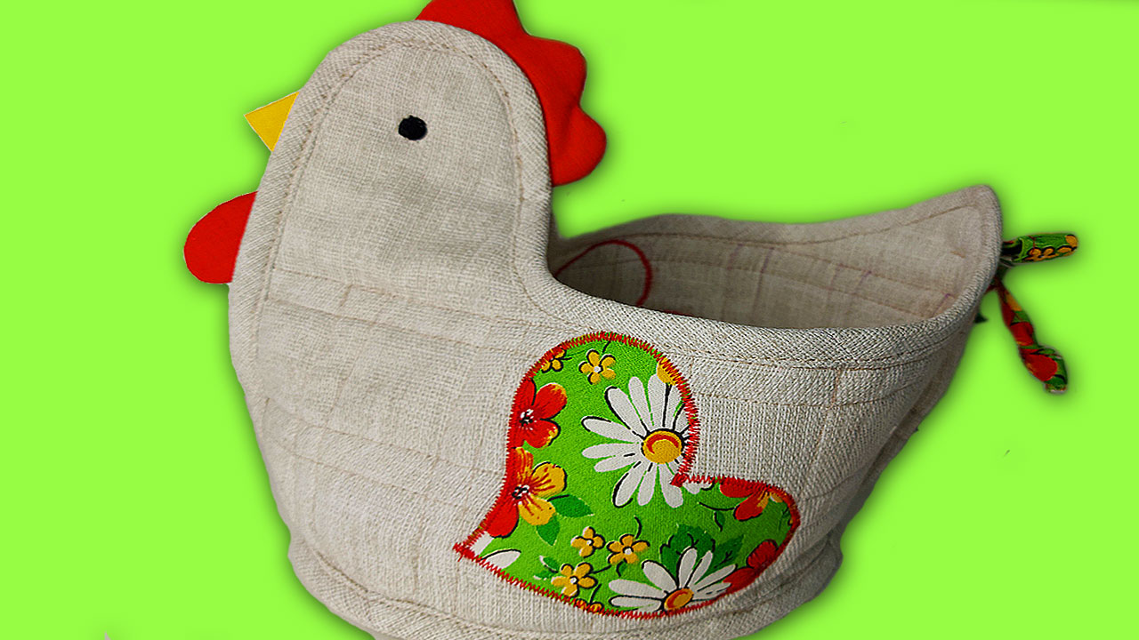Как вам такая идея пасхальной корзинки? Как сшить корзинку-курочку своими руками смотреть онлайн
