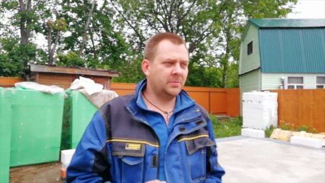 6. Установка угловых блоков по гидро уровню на цементный раствор смотреть онлайн