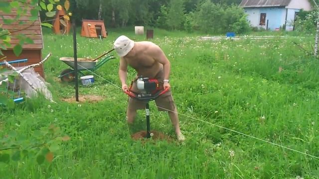 Бензобур ADA GroundDrill-7 смотреть онлайн