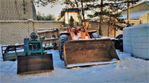 Самодельный минипогрузчик. Обзор