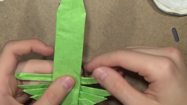 Origami Scorpion by Robert J. Lang (TUTORIAL) Shaping смотреть онлайн