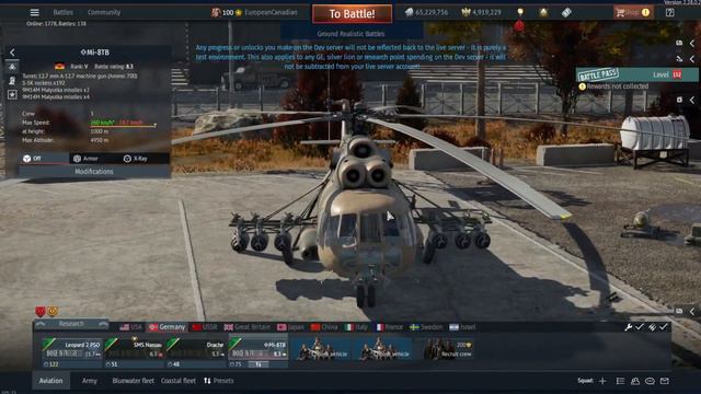 New Helicopters - Update SONS OF ATTILA Dev Server - War Thunder смотреть онлайн