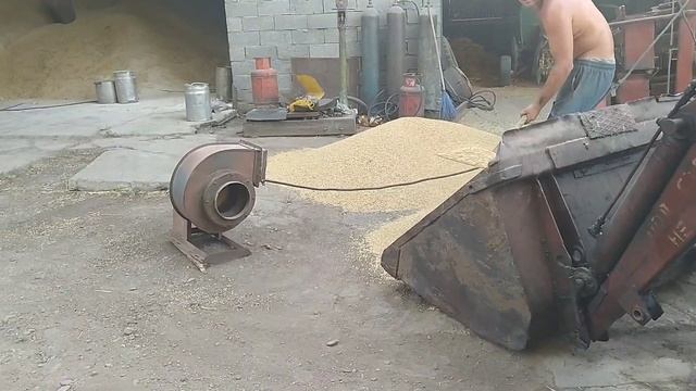 Самодельная веялка.Готовим семена ячменя. смотреть онлайн