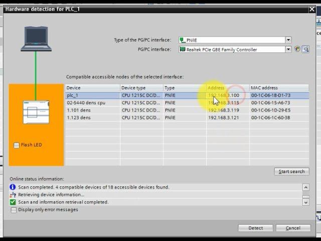 Tia Portal V13 - выгрузка проекта из ПЛК S7 1200 - upload S7 1200 смотреть онлайн